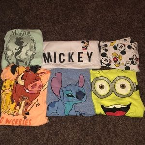 Disney Tank tops